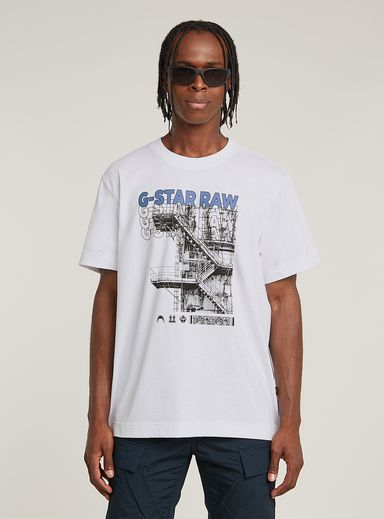 Stairs Graphic Loose T-Shirt